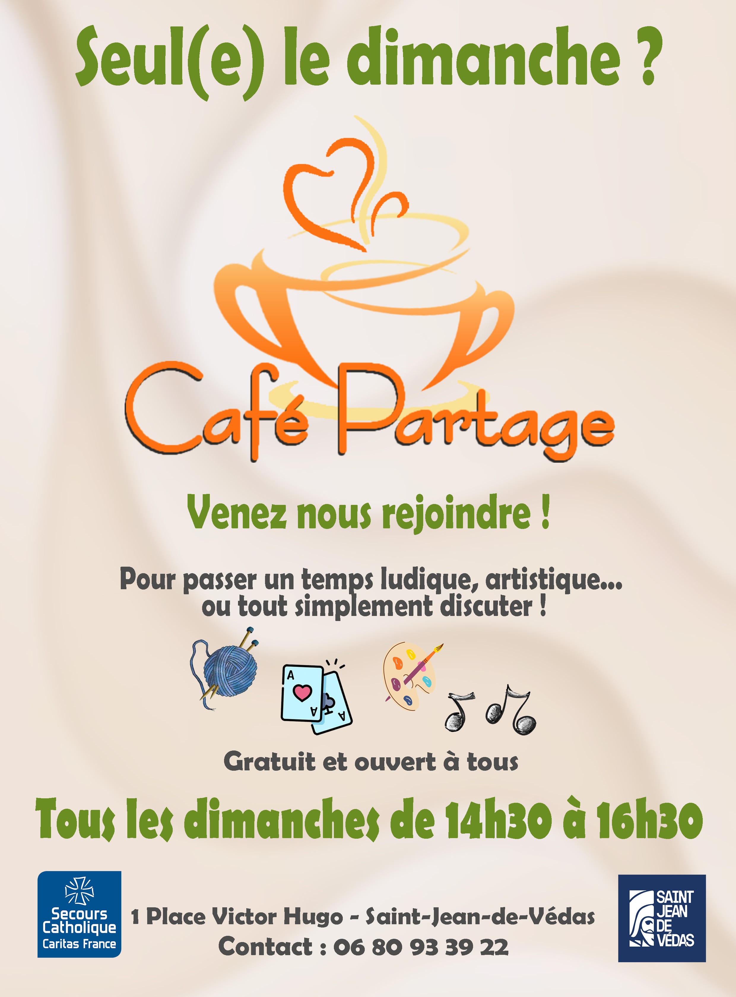 Affiche Café Partage